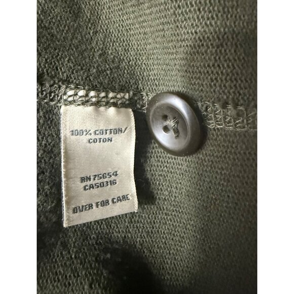 Abercrombie & Fitch Sweatshirt Mens Size XL Olive Green Distressed Grunge (READ) - Picture 11 of 13